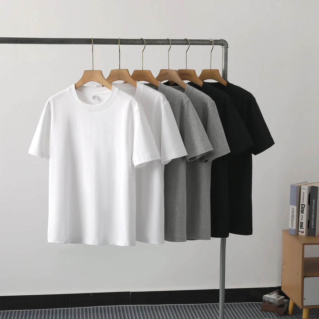 Men's Cotton Breathable Plain T-Shirt