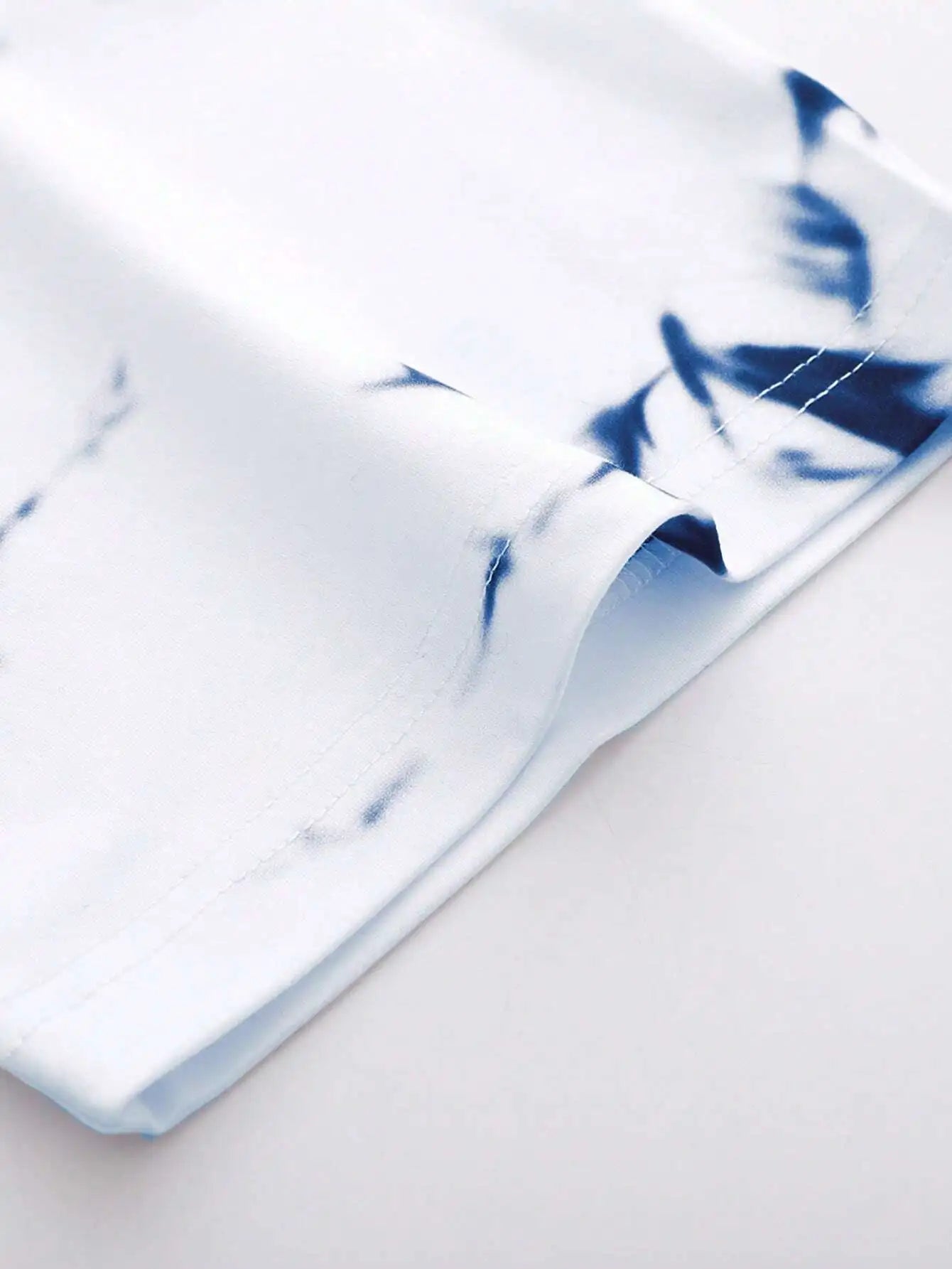 Men's Distressed Ink Wash Print Short Sleeve T-Shirt