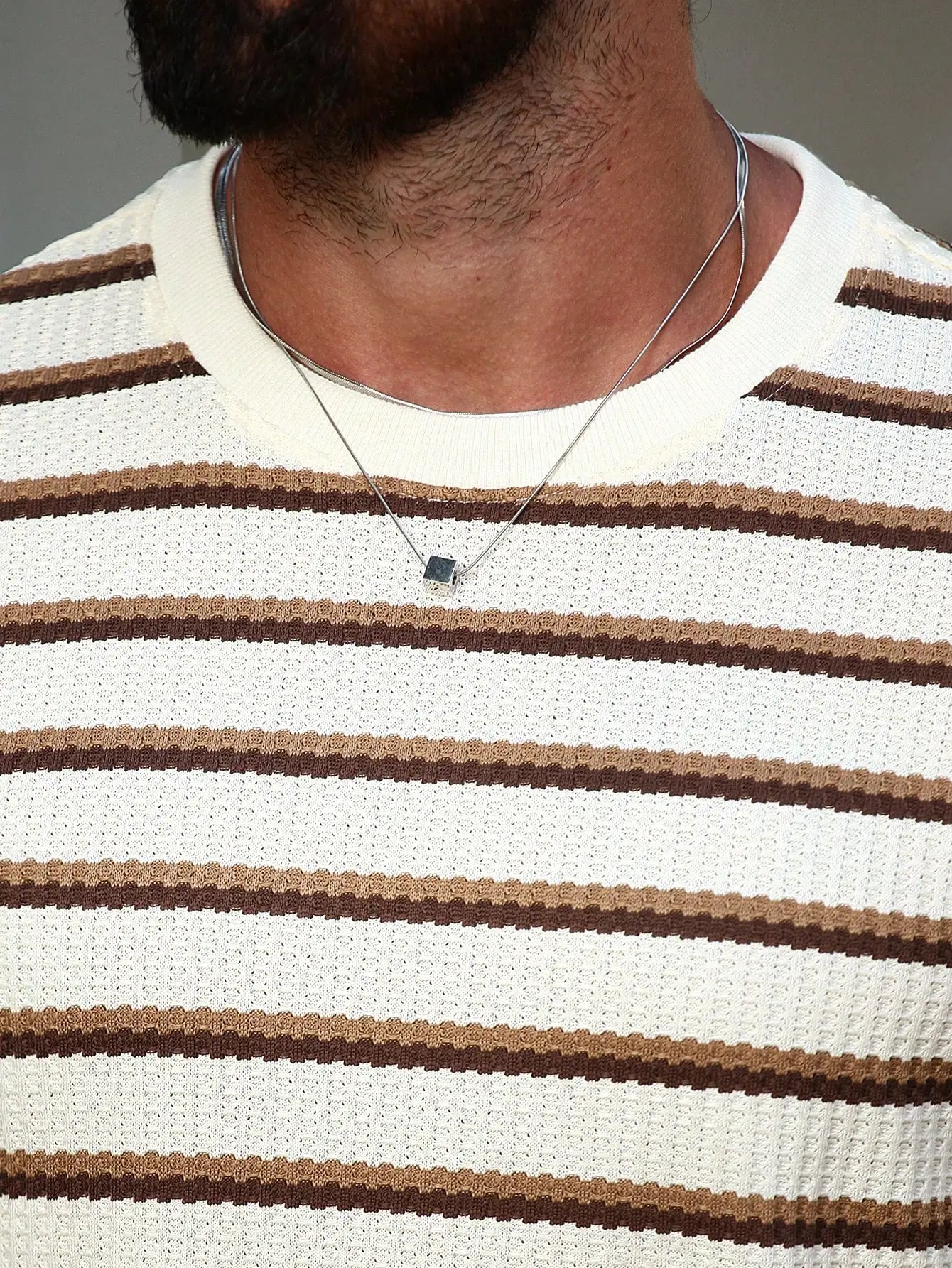 Men's Kint Striped Summer T-Shirt