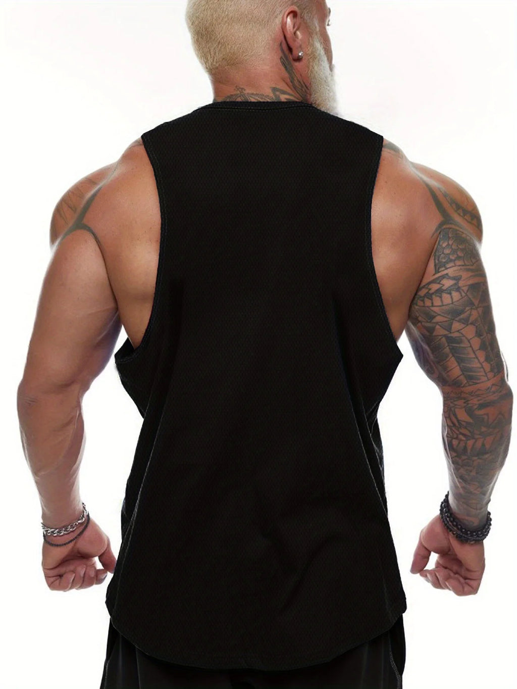 Men's "Jesus Died for Me, Now I Live for Him" Fitness Tank Top