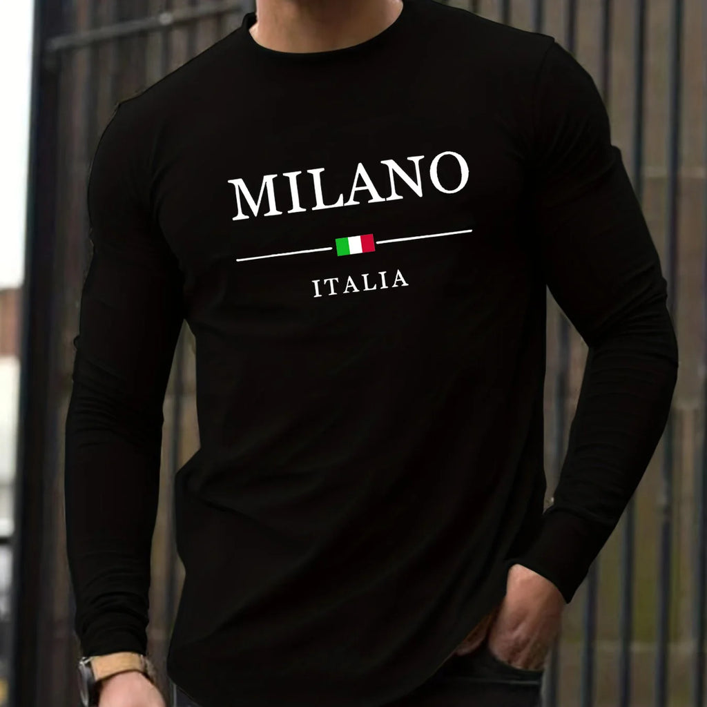 Men's "Milano Italia" Long Sleeve Shirt