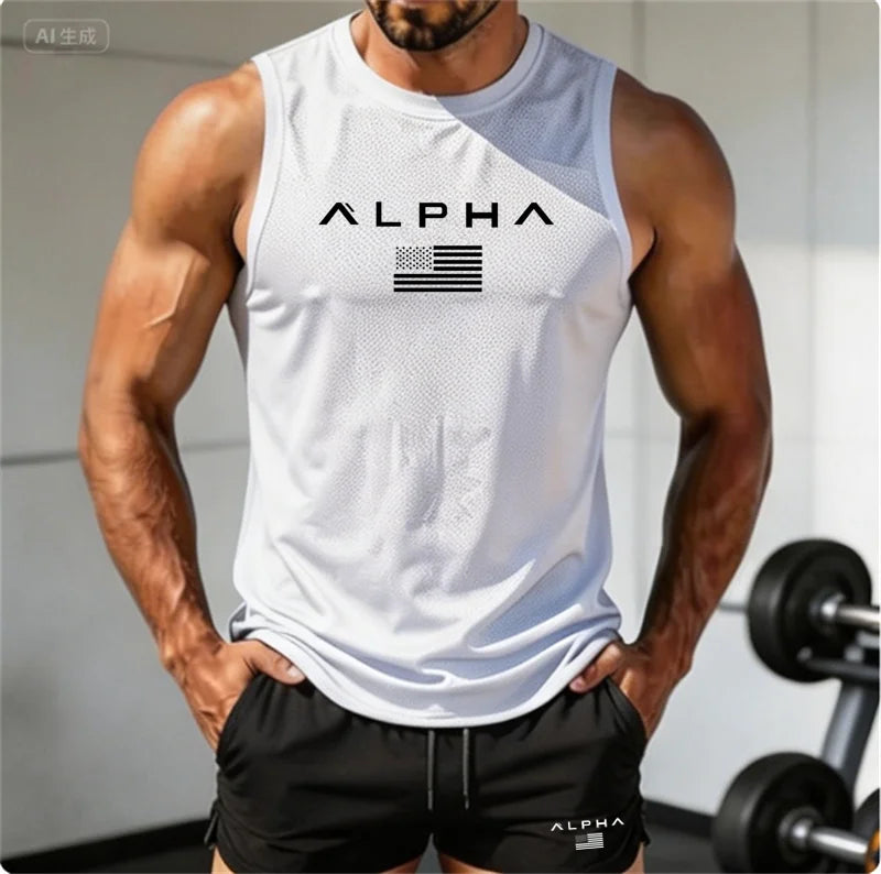 Men's "Alpha" Fitness Tank Top and Shorts set