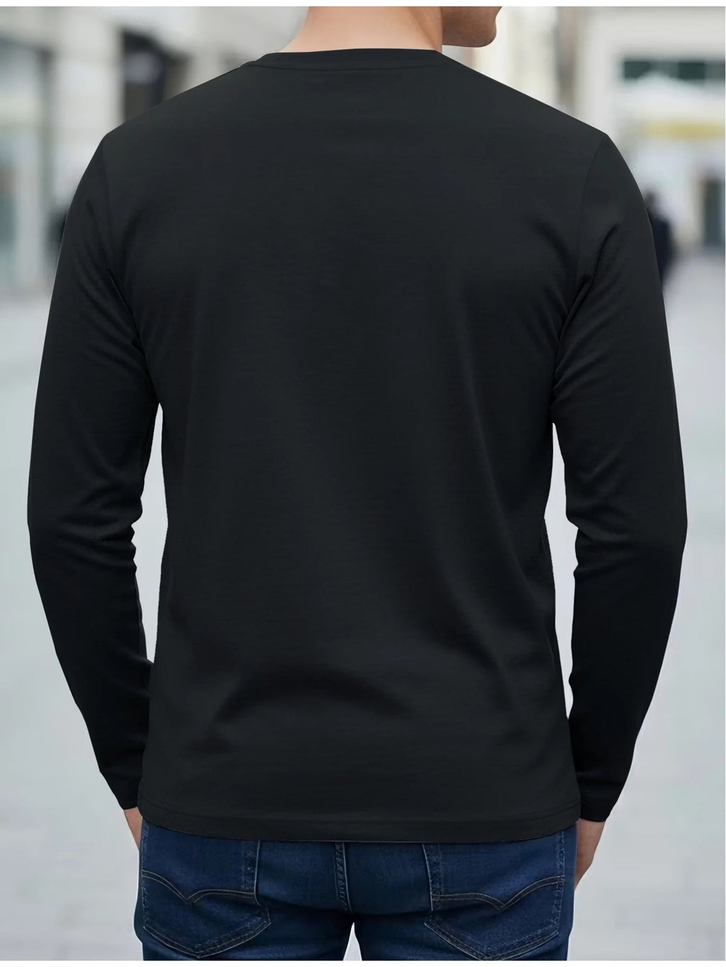 Men's Cotton "Expand Your Vision" Long Sleeve Shirt