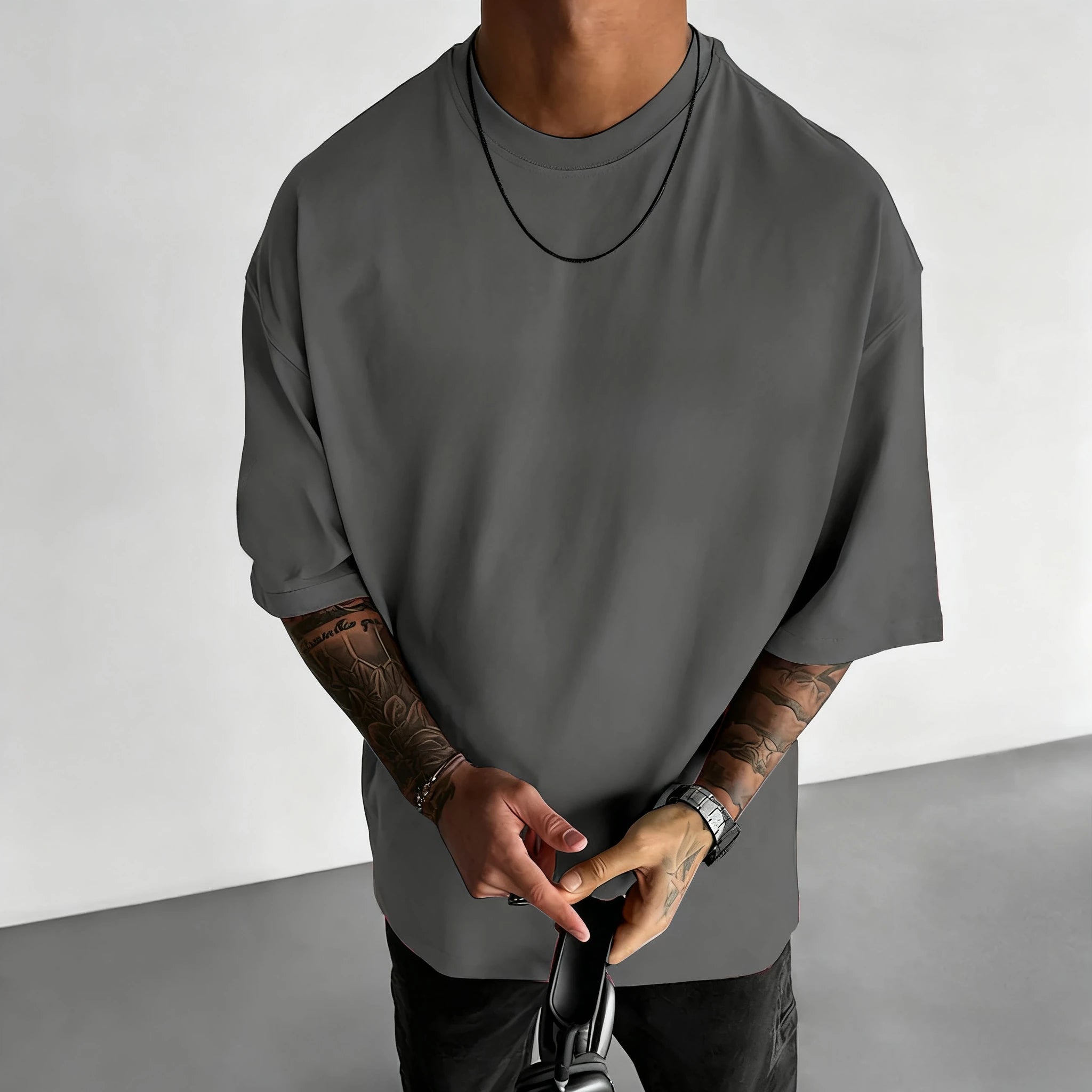 Men's Cotton Breathable Plain T-Shirt
