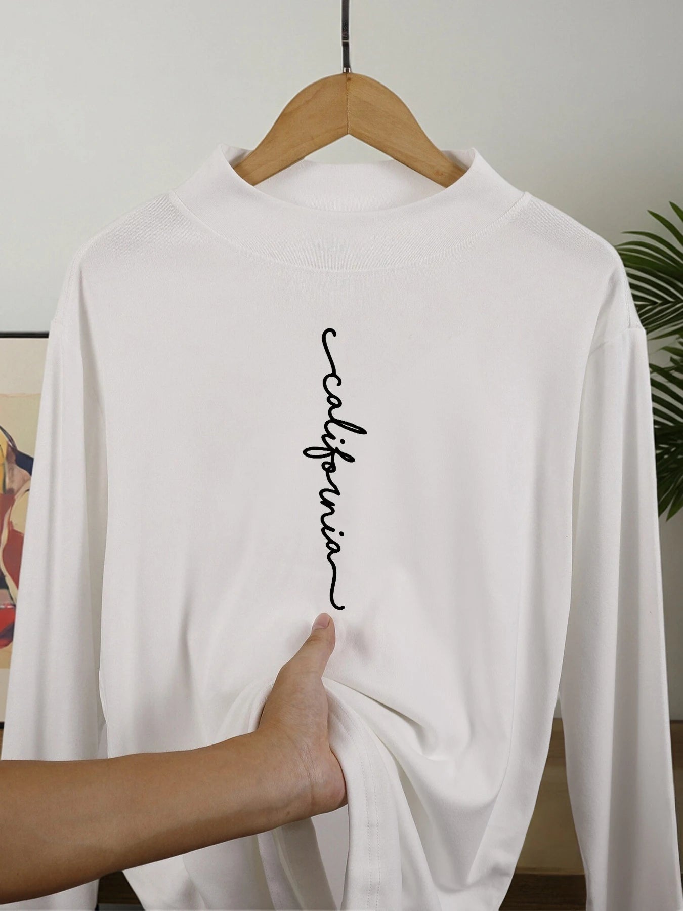 Men's "California" Cotton Long Sleeve Shirt