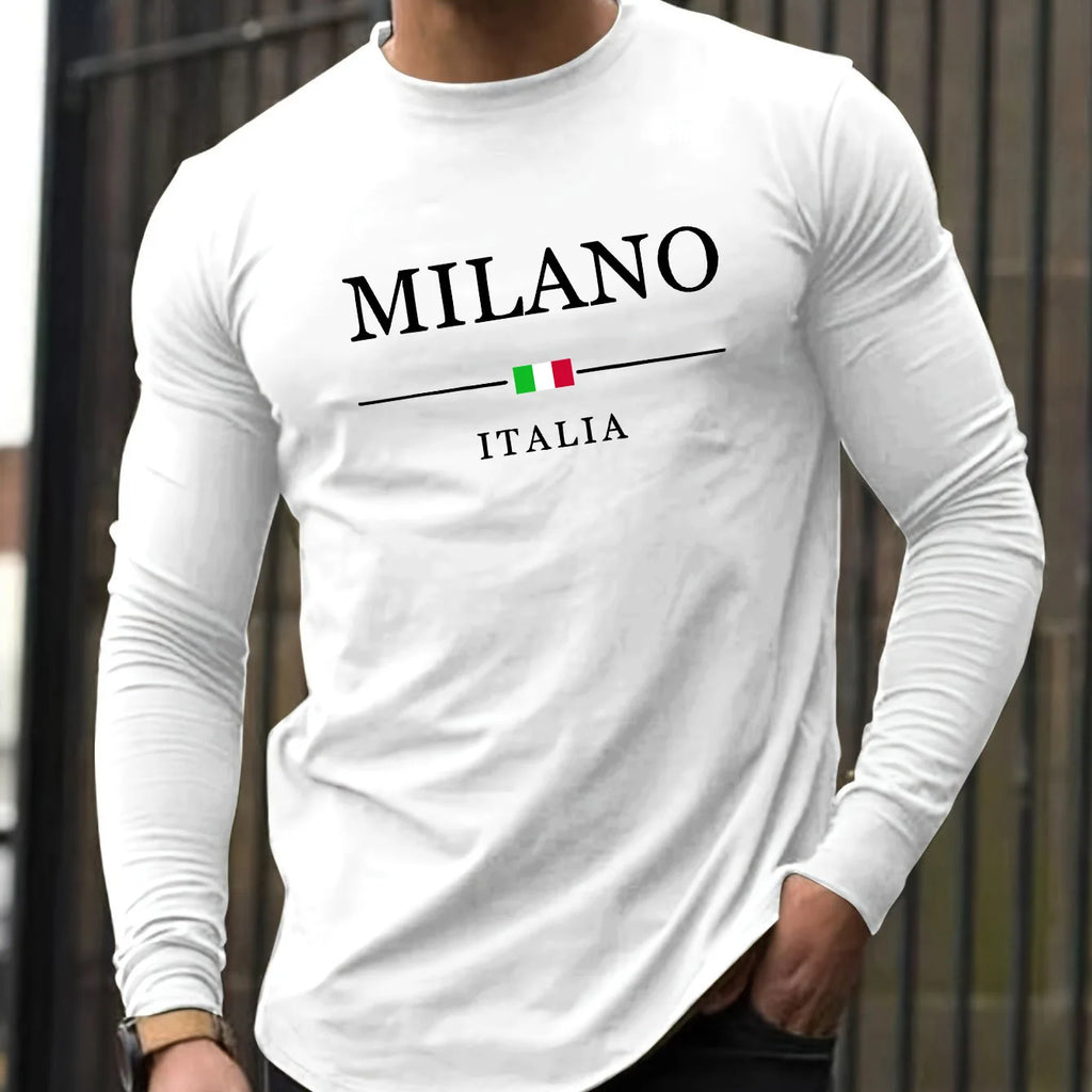Men's "Milano Italia" Long Sleeve Shirt