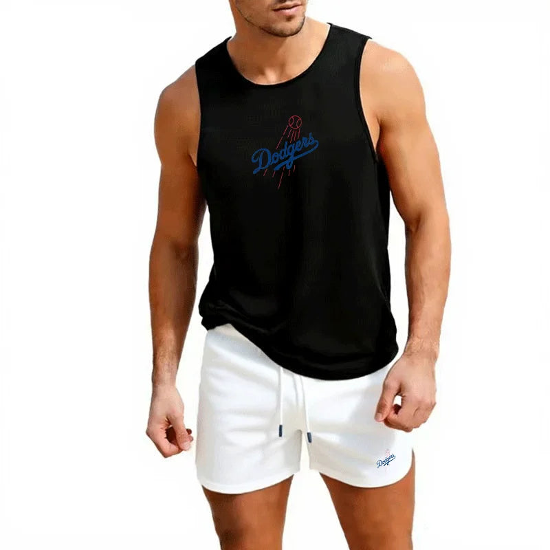 Men's LA "Dodgers" Cotton Tank Top