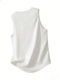 Men's Barbell Print Fitness Tank Top