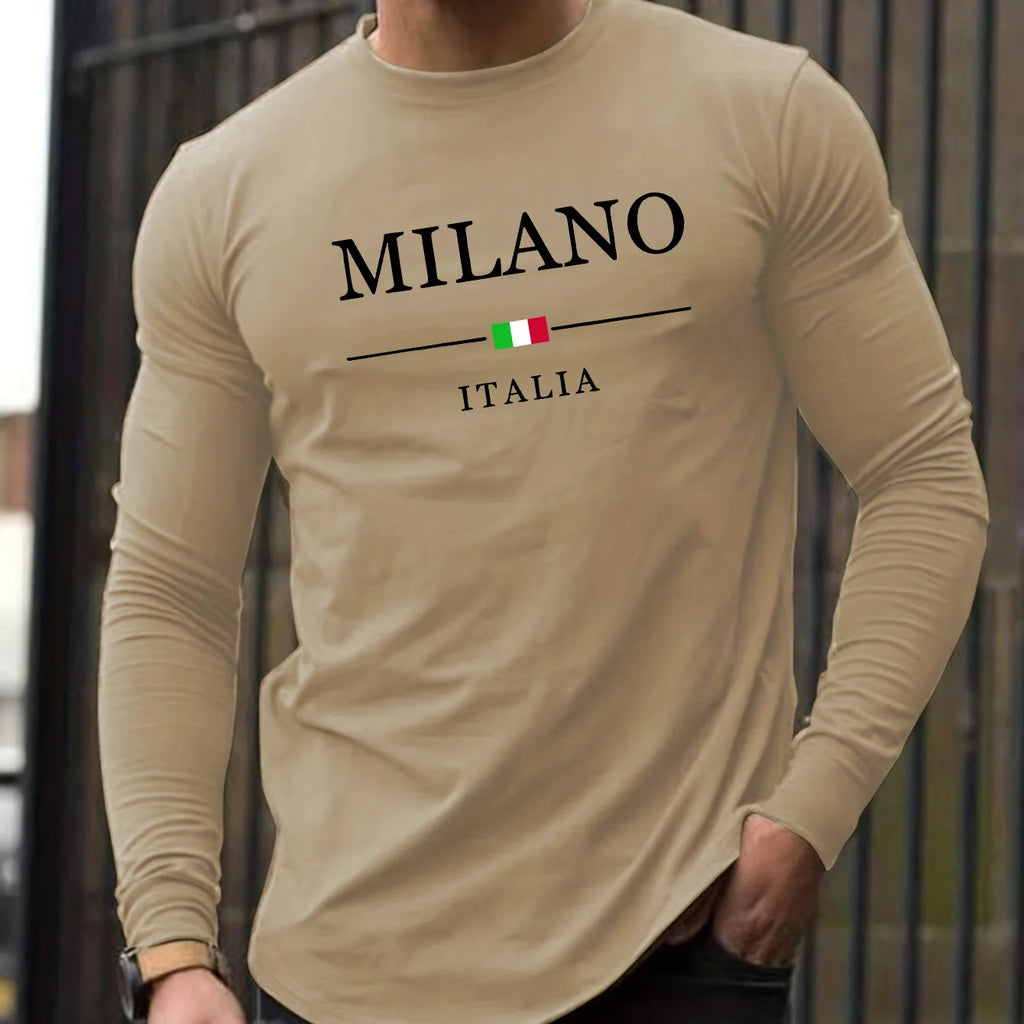 Men's "Milano Italia" Long Sleeve Shirt