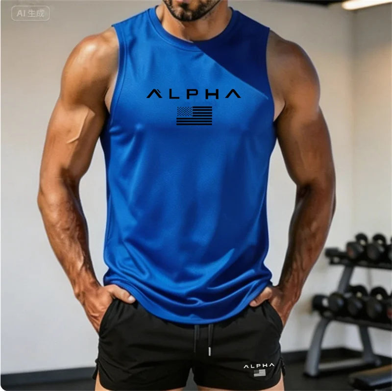 Men's "Alpha" Fitness Tank Top and Shorts set
