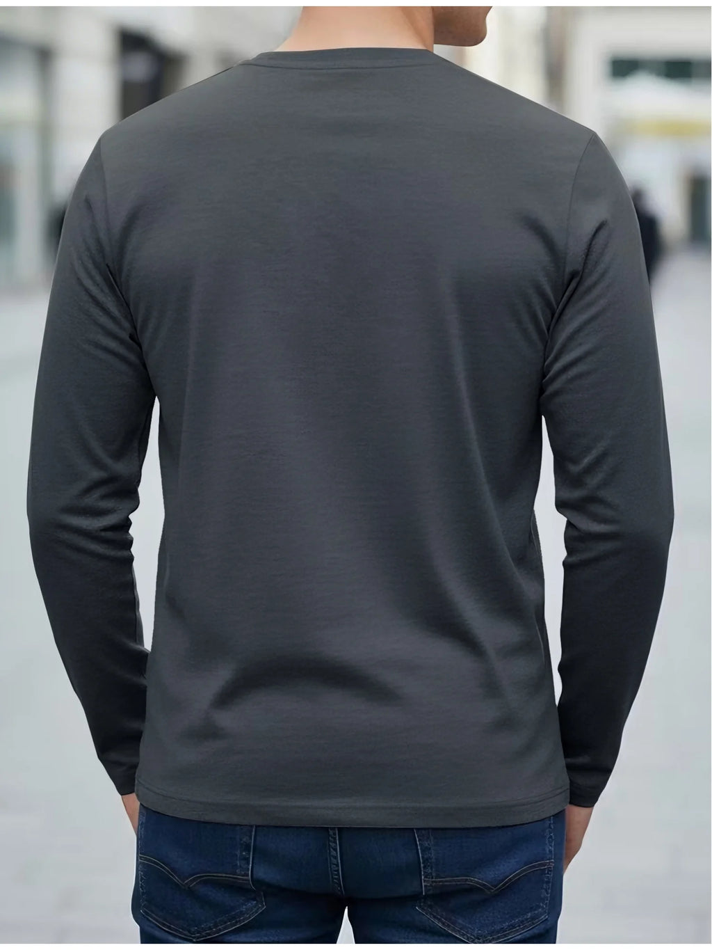 Men's Cotton "Expand Your Vision" Long Sleeve Shirt