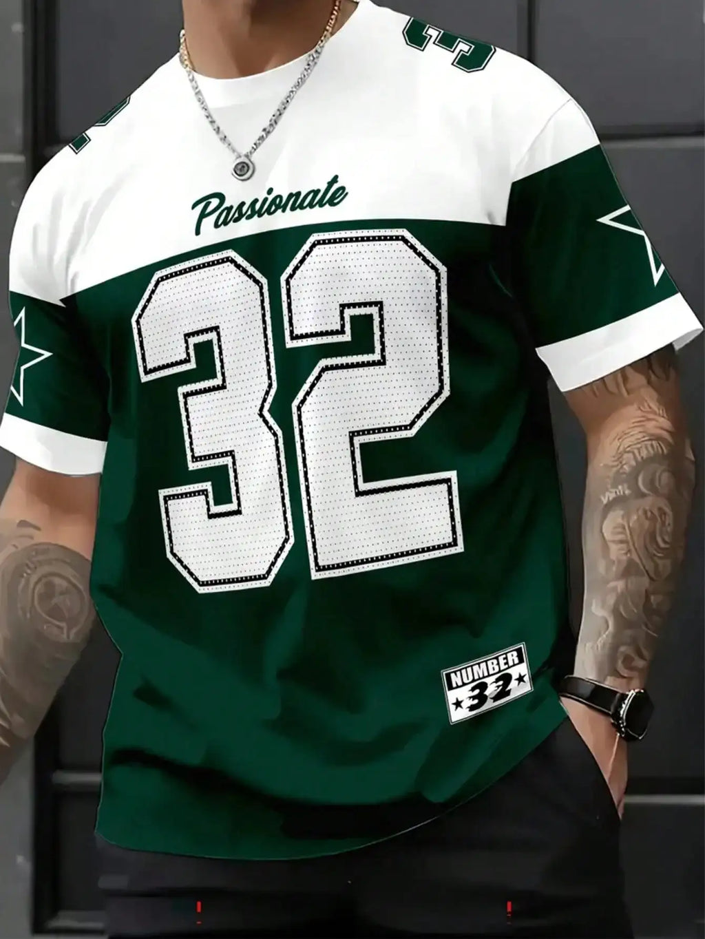 Men's "#32" Jersey style T-Shirt