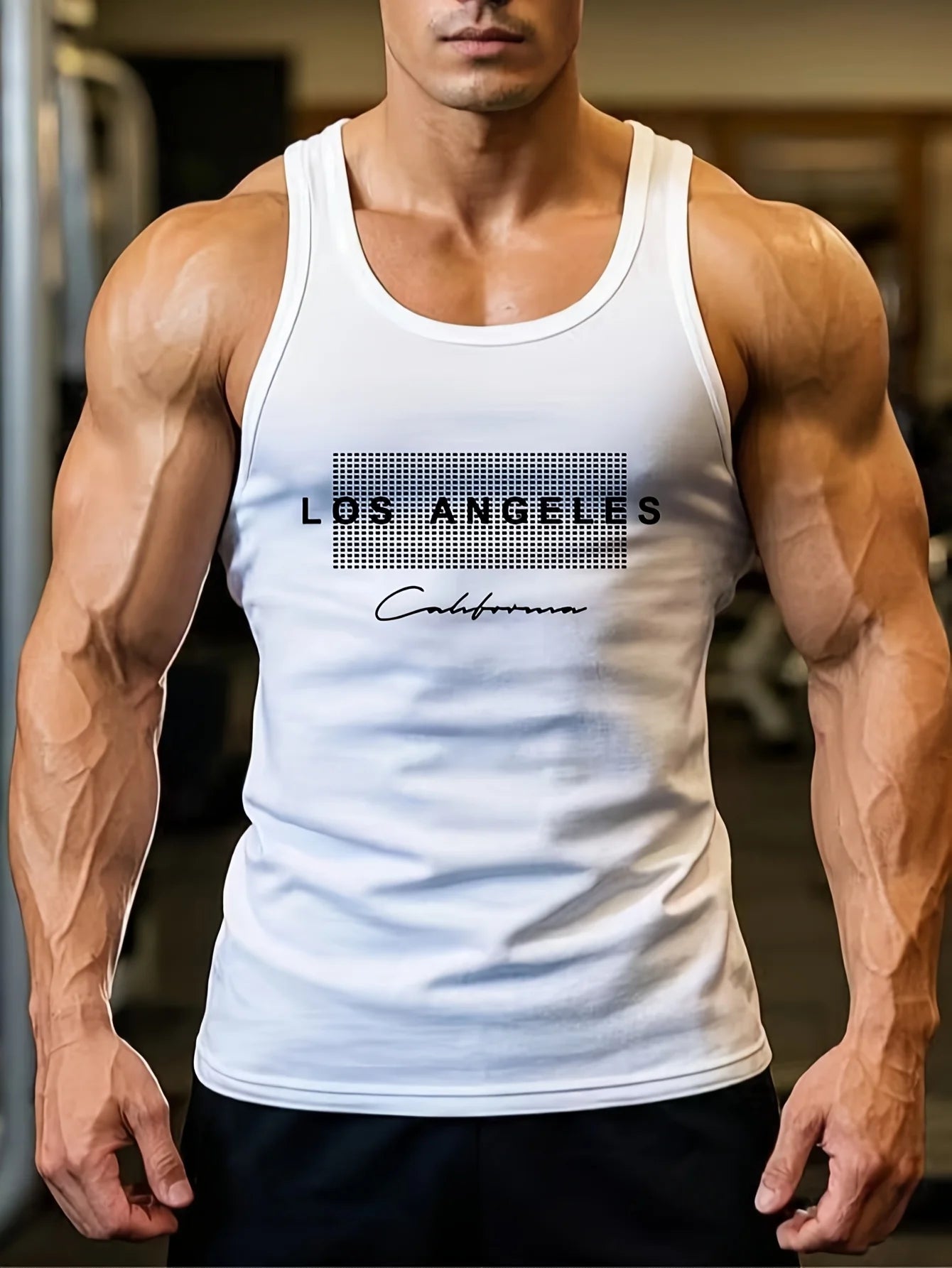 Men's Los Angeles California pattern t-shirt