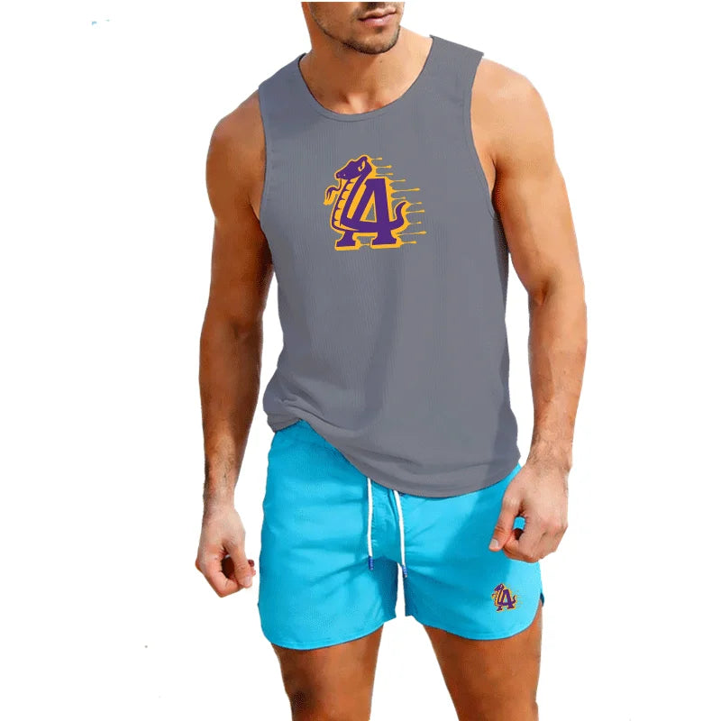 Men's Cotton Los Angeles Tank Top "LA"