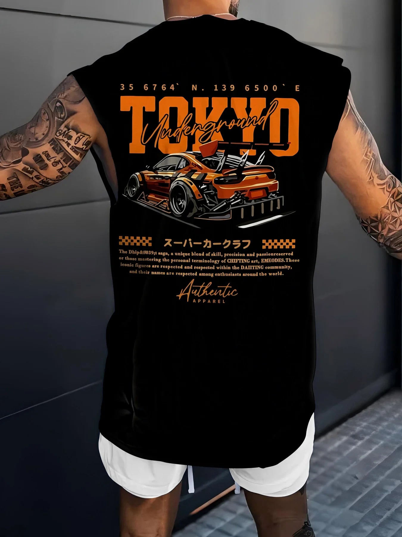 Men's "Tokyo" Fitness Tank Top