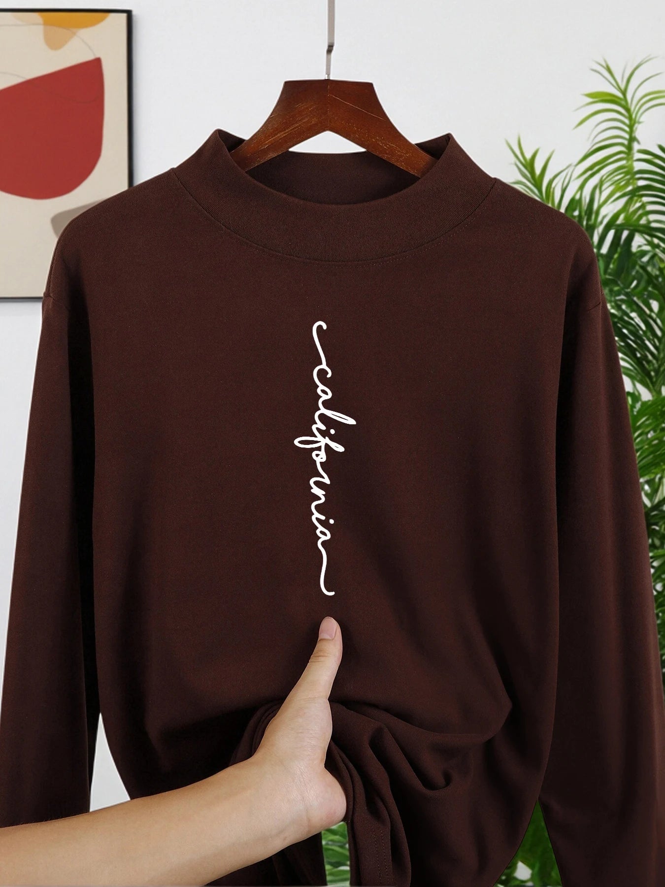 Men's "California" Cotton Long Sleeve Shirt