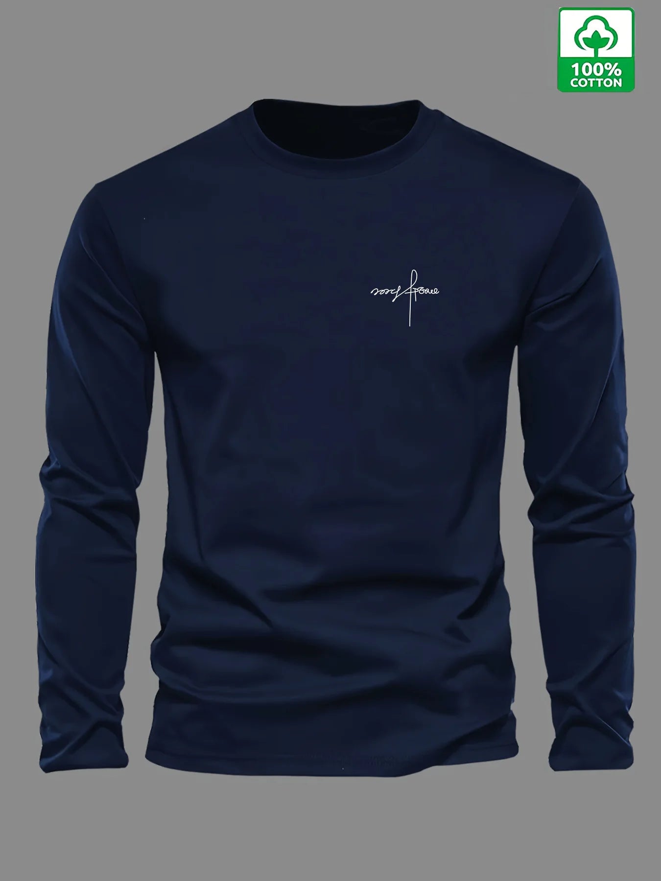 Men's Printed 100% Pure Cotton Long Sleeve Shirt